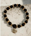 Armband ELEGANTE GOLD - Hämatit
